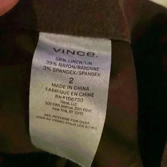 Vince. High Waist Crop Wide Leg - Picture 9 of 10